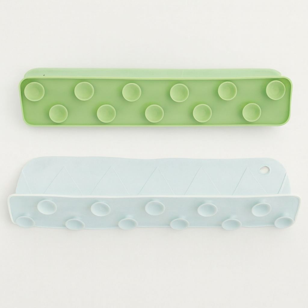 SLICON SINK SPLASH GUARD WITH SUCTION CUPS FOR KITCHEN AND BATHROOM