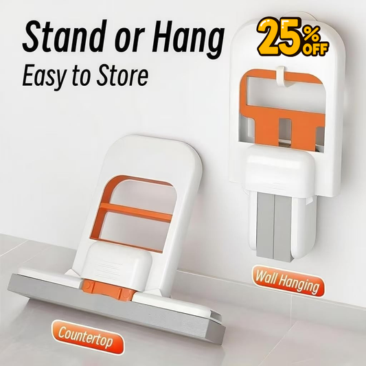 FOLDABLE DESKTOP MINI SPONGE MOP, SELF SQUEEZING MOP FOR KITCHEN, BATHROOM, CAR & GLASS