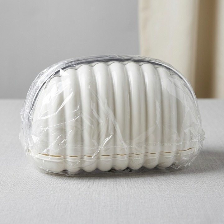 LUXURY SHELL SHAPE TISSUE BOX, TEA TABLE DECORATION NAPKIN PAPER
