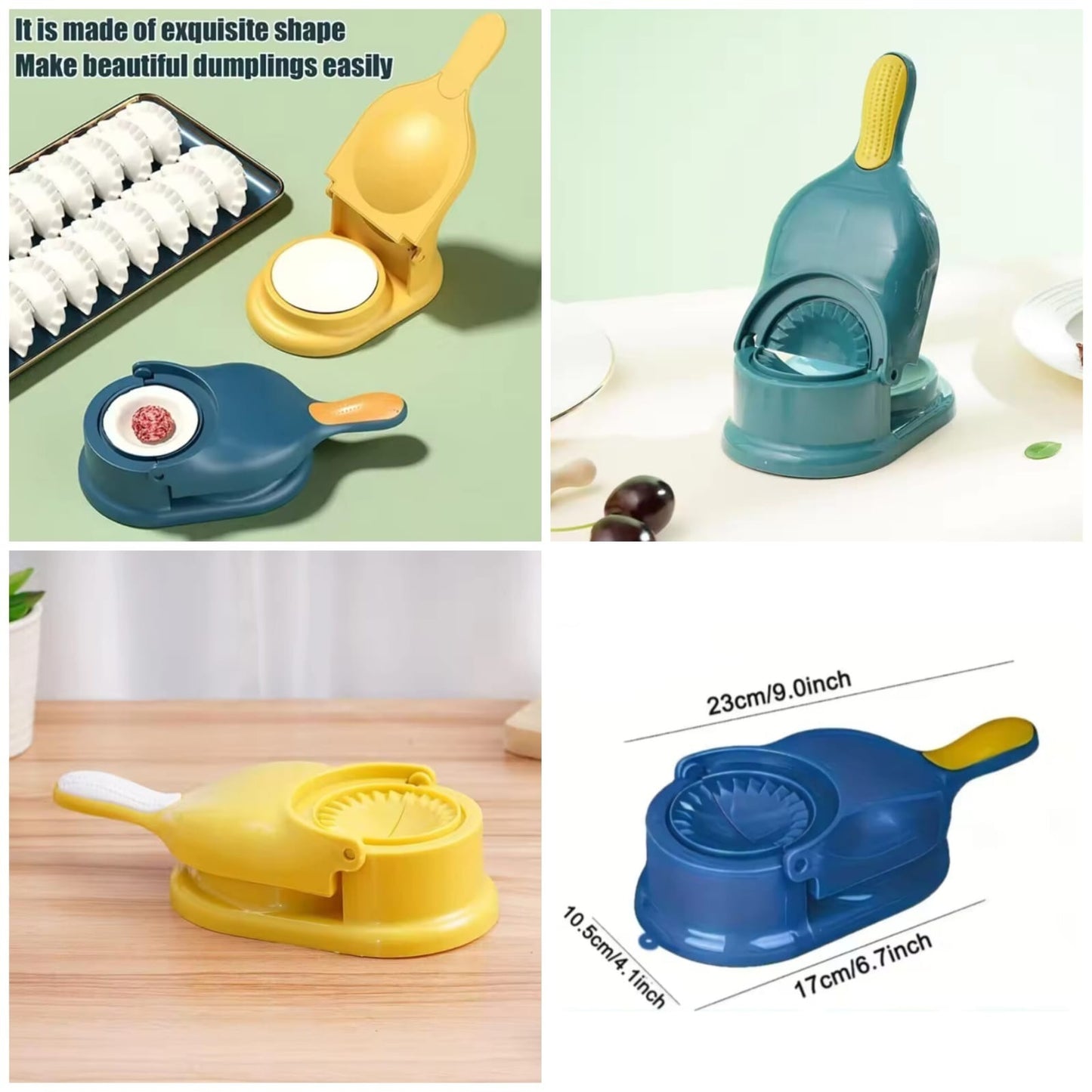 2 in 1 MANUAL DUMPLING MAKER & DOUGH PRESS MACHINE