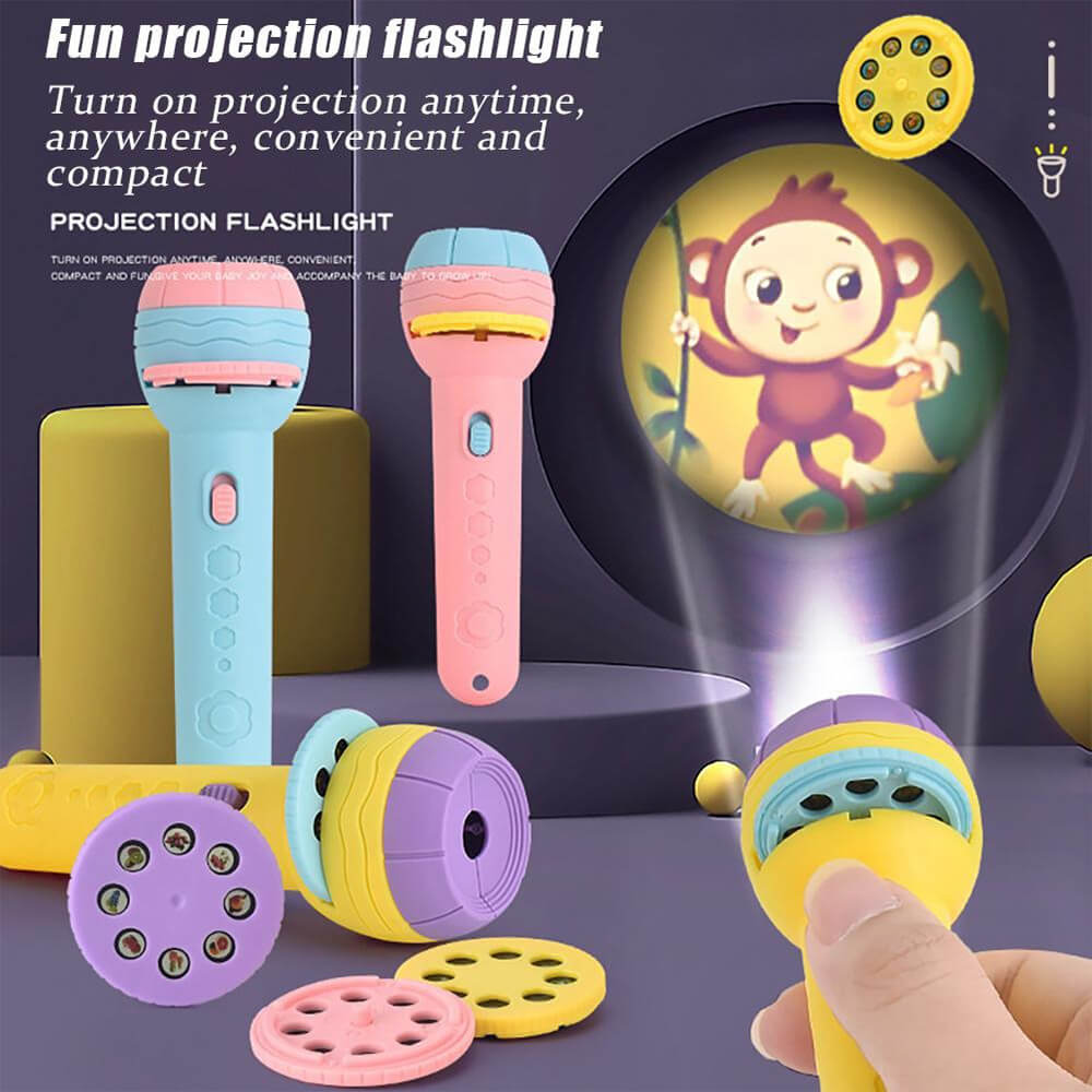 SLIDE PROJECTOR TORCH FOR KIDS (1 REELS SLIDE) EDUCATIONAL TOY