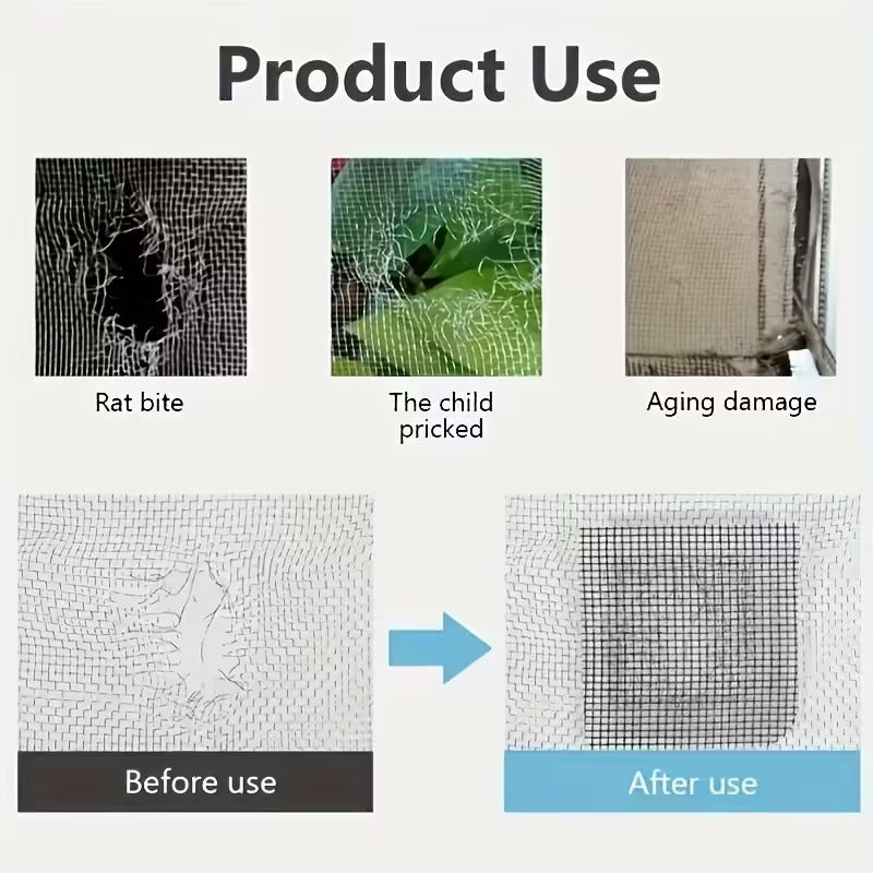 SELF ADHESIVE WINDOW SCREEN NET REPAIR TAPE